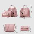 Hangbads for women set of 3pcs with crossbody purse best for collage and university student traveling super sale best hand bag. 