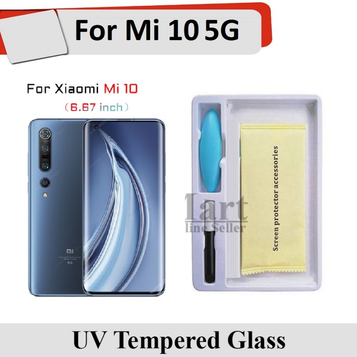 Xiaomi Mi 10 5G UV Tempered Glass Screen Protector Full Curved Protector Nano Liquid For Xiaomi 10 5G