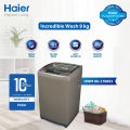 Haier HWM90-1708S5 9kg Quick Wash Fully Automatic Top Load Washing Machine. 