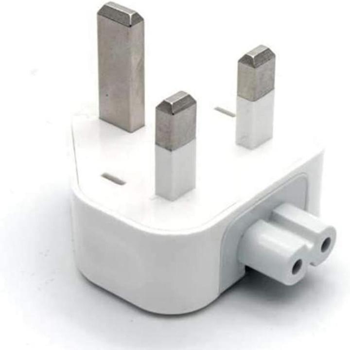 UK Plug Duckhead Power Adapter with FUSE For All Apple MacBook Adapters plug, MagSafe and MagSafe 2 Power Adapters Replacement UK 3 Pin wall plug