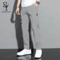 Sunnyheart Men Casual Trousers Comfortable Stylish Men's Pants with Quick Dry Technology Pockets Perfect for Breathable Men Trousers. 