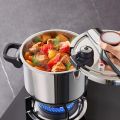Highly Quality Energy Saving Gas And Induction Cooker 304 Stainless Steel Pressure Cooker 6.5 litre. 