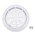 20cm Main Drain Pool Anti Vortex Sump Grill /Cover with Screws. 