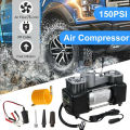 Dual 2 Cylinder Heavy Duty Double Air Compressor Or Car Inflator 628 4x4. 