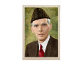 Quaid e Azam Photo Frame Pakistan Wall Hanging Frame Photo Frame Glossy Finish - 8 * 12 inches. 