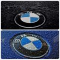 【Customer favorite】74mm 82mm White Blue Emblem Badge BONNET Hood Front Rear Trunk Logo fit for Bmw E46 E39 E38 E90 E60 Z3 Z4 X3 X5 X6 Car. 