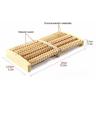 Traditional Foot Massager Wooden Roller Massager Without The Need Electricity Massage Relaxation. 