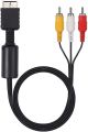 PS2 PS1 PS3 to AV Cable AV Cable Compatible for Playstation 1 2 3 Replace AV Cable - Black. 