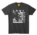 Tee Mammal - Levi Ackerman Attack On Titan Black Graphic Anime T Shirt - Customized. 