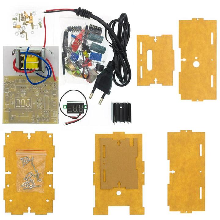 Electronic diy parts lm317 adjustable voltage regulator board kit  supply kit transformer