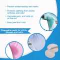 Pack of 4 Sweat Pads For Underarms Disposable Highly Absorbent Sweat Pads Cotton Anti Allergic Anti Smell , Summer Deodorant Disposable Absorbent Liners for men & women use during travel workplace etc.. 