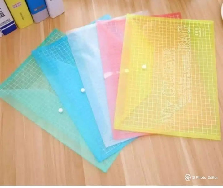 Clear%20Bag%20file%20for%20Documents%20(4%20Pcs)%20-%20Clear%20Bag%20Transparent%20Button%20File%20-%20Clear%20Filing%20Document%20Bags%20-%20MultiColour%20Plastic%20Folder%20Legal%20Size%20-%20Image%208