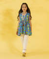 Sapphire Kids - Girls Embroidered Zari Lawn Frock. 