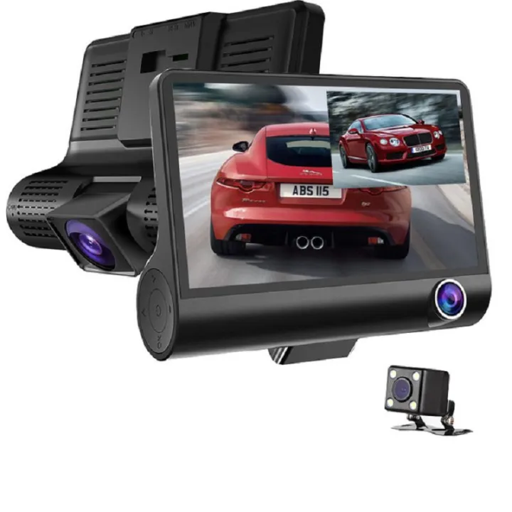 4%20inch%20HD%20Three%20Lens%20Car%20DVR%20Night%20Vision%20Vehicle%20Monitoring%20Camera%20Dash%20Cam%20With%20Camcorder%20Recorder%20Video%20Rear%20View%20-%20Image%204