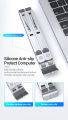 Portable Laptop Stand Aluminum Laptop Stand Notebooks Desk Stand Macbook Pro Holder Computer Accessories Computer Stand Adjustable Portable Laptop Table Stand. 
