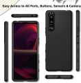 Sony Xperia 1 III (6.5) Back Cover Soft Tpu Slim Matte Flexible Case For Xperia 1 Mark 3. 