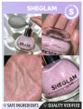 SHEGLAM Go Go Glow Highlighting Body Mist-Love Bomb Body Glitter Powder Spray High-Shine Finish Multi-Use Shimmer Glow Highlighter Face Makeup Black Friday Winter Purple Pink Gifts Highlighter. 
