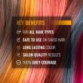 GK Hair Global Keratin Intense ASH Hair Color - 5 shades (100ml/3.38 fl. oz). 