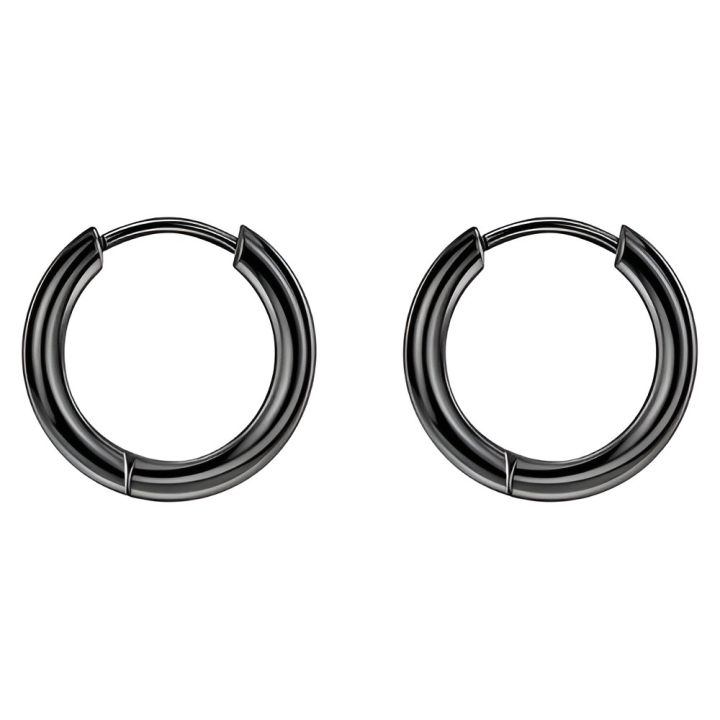 1%20Pair%20(2%20Pcs)%20Hoop%20Stud%20Earrings%20Set%20-%20Unisex%20Stainless%20Steel%20Earrings%20for%20Boys%20Ear%20Tops%20for%20Boys%20%20-%20Black%20Earrings%20for%20Girls%20-%20Ear%20Rings%20for%20Boys%20Earings%20-%20Bts%20Jewellery%20-%20Image%202