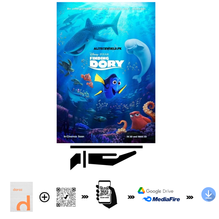 Finding Dory Movie in Hindi/English