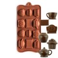 It's Tea time Silicone Mold Chocolate. 