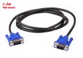 VGA Cable 1.5m Length crystal cable for pc / projector ETC Male to Male vga cable. 