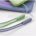 Universal Silicone Mobile Phone Lanyard Skin-friendly Silicone Wrist Strap Elastic Creative U Disk Key Multicolor Short Sling. 