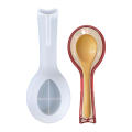 Candles Making Material Mold Spoon Holder Silicone Mold Kitchen Utensil Tray Molds For Candle Making Candle Soap Mold Epoxy Resin Mold Silicone Mold For Home Decor, Pendant, Art Projects Silicone Mold. 
