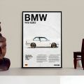 BMW M4 CSL Photo Frame for Car Lovers Digital Printed. 