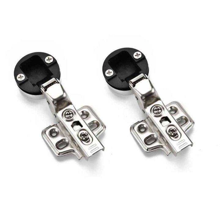2PCS Home No Hole Connector Cabinet Hinge Clip Window Accessories Glass Door Hinge Furniture Supplies