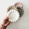 Set of 2 Bubble Concrete Trays| Asthetic jewellry Trays| Decorative Handmade Cement Trays for Home & Decor | Bubble Tray | Concrete Tray | Jewelry Ring Tray | Woman ring holder | Wedding ring dish | ring holder wedding | Circle Tray | Handmade Tray | Cust. 