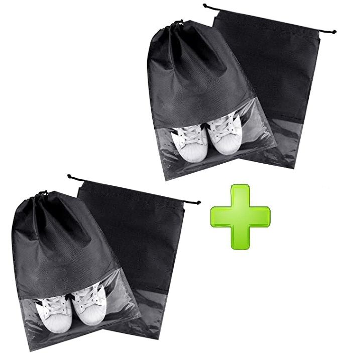 20%20Piece%20Travel%20Shoes%20Storage%20bag%20with%20clear%20window%20non-woven%20with%20PVC%20Bag%20-%20Image%206