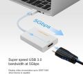 CableCreation USB 3.0 to VGA Adapter (DisplayLink Chipset), VGA to USB External Video Card Support 1080P Compatible with Windows 10/8.1/8/7, macOS, Mac OS X. 