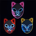 Anime Demon Slayer LED Mask Cosplay Cute Masks Halloween Party Costume Props. 