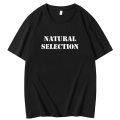 Classic t shirt for men Natural Selection Columbine men's short sleeve t-shirt Tees Shirt Cotton T Shirts Summer Men's clothing. 