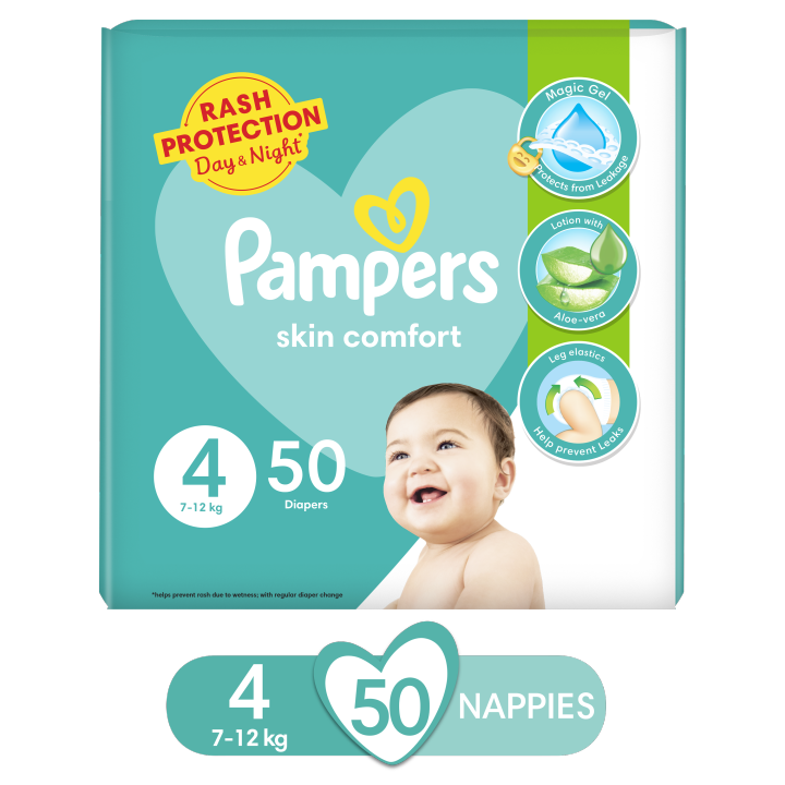 Pampers Mainline Taped Diapers (Size 4 Large, 50 Pcs)