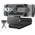 EyonMe W6 Webcam HD 1080P Web Camera with Mic USB PC Computer Webcam with Auto Light Correction,Plug and Play USB Camera with Privacy Cover. 