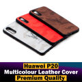 Huawei P20 Back Cover Soft Leather Markhor Style Case For P20. 