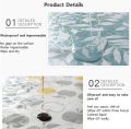 6 seater Table Cover PVC 64 inch Round Pastoral Style Dining Table Plastic Waterproof Oilproof Table Cover Floral Printed Lace Edge Anti Hot Coffee Tea Tablecloth. 