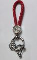 Honda (NEW) Thick Rope Metal Car Honda Logo / Monogram Keychain with Keyring for Honda City Civic Accord BR-V CG 125 CD 70 - Fashion Auto Decoration Premium - Red/Silver. 