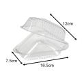【shengxiong6525】100PCS Plastic Pie Pizza Box Snack Transparent Container Cake Packaging Boxes Plastic Transparent Cover. 