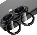 For Iphone 16/Iphone 16 Plus Camera Lens Protector HD Tempered Metal Glass Camera Screen Protector Cover Film Aluminum Alloy Lens (Case Friendly). 