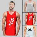 pack of 3 sando printed new design collection  for men workout GYM wear. 