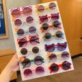 1Pcs Personal Glasses Children's Ornament Sunglasses Plastic Sunscreen Round Shape Nice Gift Ultraviolet-proof for Boy Girl. 