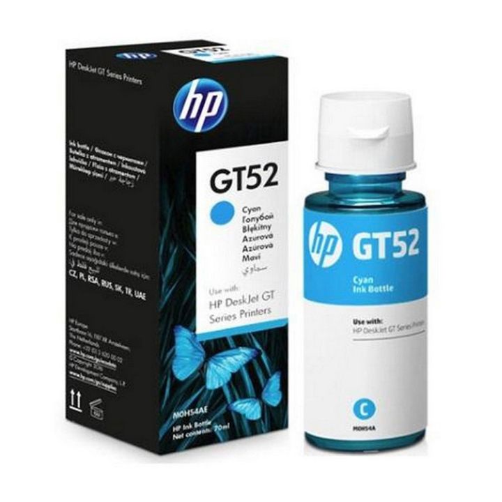 HP GT52 Cyan Original Ink Bottle