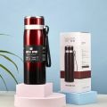 Imported Original 800ml and 1000ml Stainless Steel Hot & Cold Water Bottle - 800ml & 1000ml Sports & Gym Thermos Flask. 