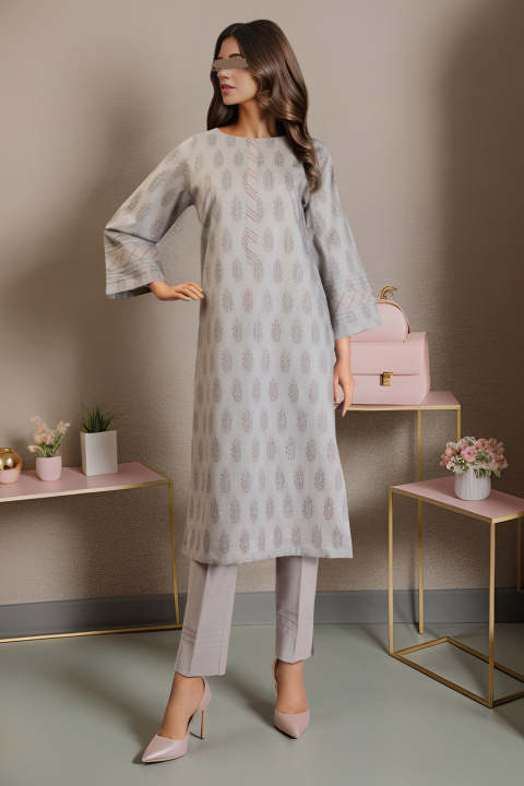 Saya Unstitched Jacquard Cotton Shirt Un-Stitched Shirt For Women / For Girls - SATRANGI VOL 01 (FEBRUARY 2023)