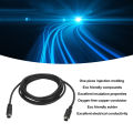 Mini Din 9PIN Adapter Cable, Professional Plug and Play 9 Pin Male To 9 Pin Male Sound Input Cable OFC Core for Speaker. 