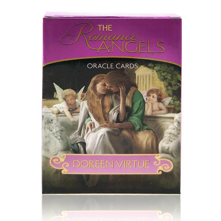 【shengxiong6525】The 44 Romance Angel Cards By Doreen Virtue Rare Of Print Reusable, Suitable For Card And Enthusiasts