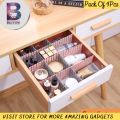Adjustable Plastic Drawer  organizing board storage box home decor wardrobe short box clothes dividers plastic box for storage adjustable Drawer Organizer Board Storage Boxes-. 